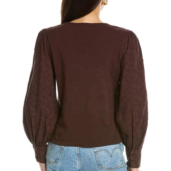 Design History Combo Puff Sleeve Blouse - Picture 2 of 10